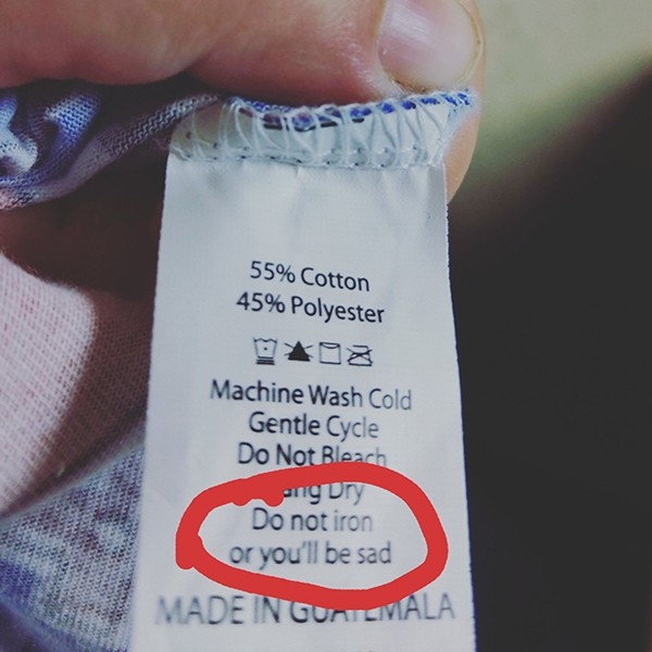 Ảnh vui thời cách ly: Dân tình rảnh nên mới đọc mác quần áo - hóa ra cực kỳ buồn cười! - ảnh 5