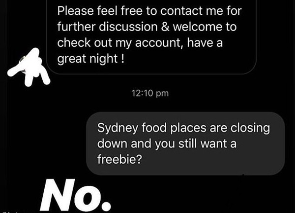Nhiều ngôi sao Instagram bị chỉ trích vì cố kiếm đồ miễn phí từ những công ty đang gặp khó khăn do đại dịch - ảnh 4
