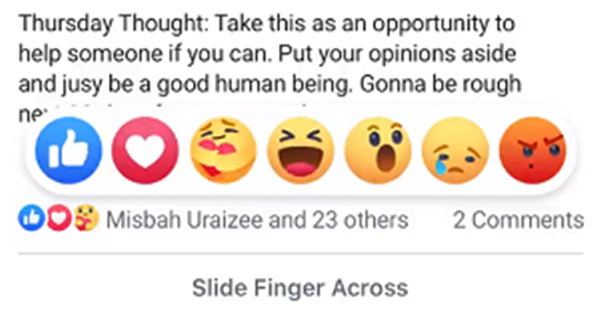 Facebook tung ra biểu tượng phản ứng mới: Biểu tượng “Quan tâm” - ảnh 1