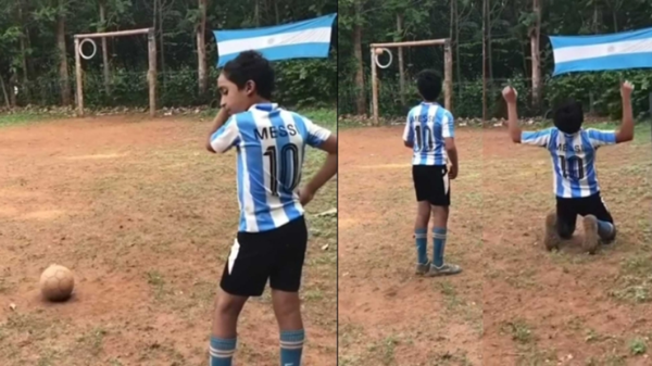 Hậu duệ Messi đây rồi: Cậu bé 12 tuổi khiến các fan bóng đá “ngả mũ” vì cú sút phạt tuyệt đỉnh - ảnh 2