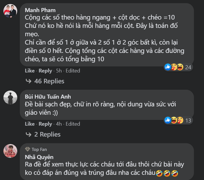 Bài toán lớp 1 này có gì khó mà đến học sinh chuyên toán cũng phải