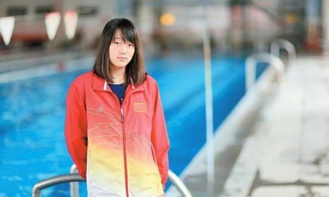 Cô bé cụt nửa người thành tay bơi cự phách - ảnh 3