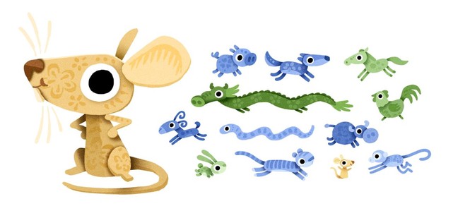 Google trưng biểu tượng chuột vàng chào năm Canh Tý 2020 - ảnh 2