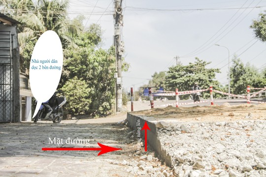 Bình Định: Nâng đường cao thêm nửa mét để chống ngập, dân lo bị “lút” nhà - ảnh 5
