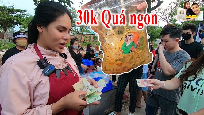 Hai mỹ nhân Cát Thy - Ty Thy tập tành khởi nghiệp đồ ăn vặt và review