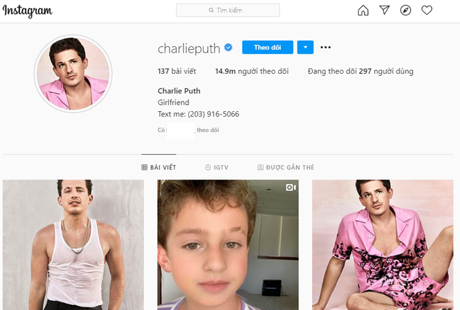 “Girlfriend Text me: (203) 916-5066”: Fan Charlie Puth đâu rồi? - ảnh 1