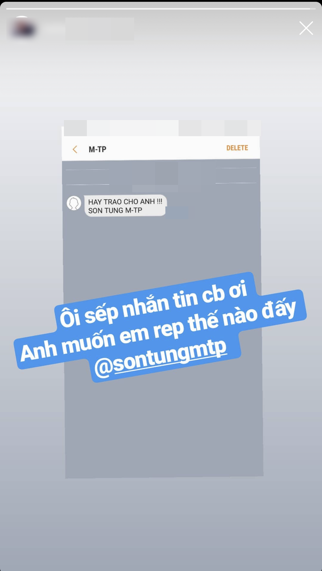 Sơn Tùng M-TP gửi tin nhắn qua số điện thoại riêng thả thính người hâm mộ - ảnh 4