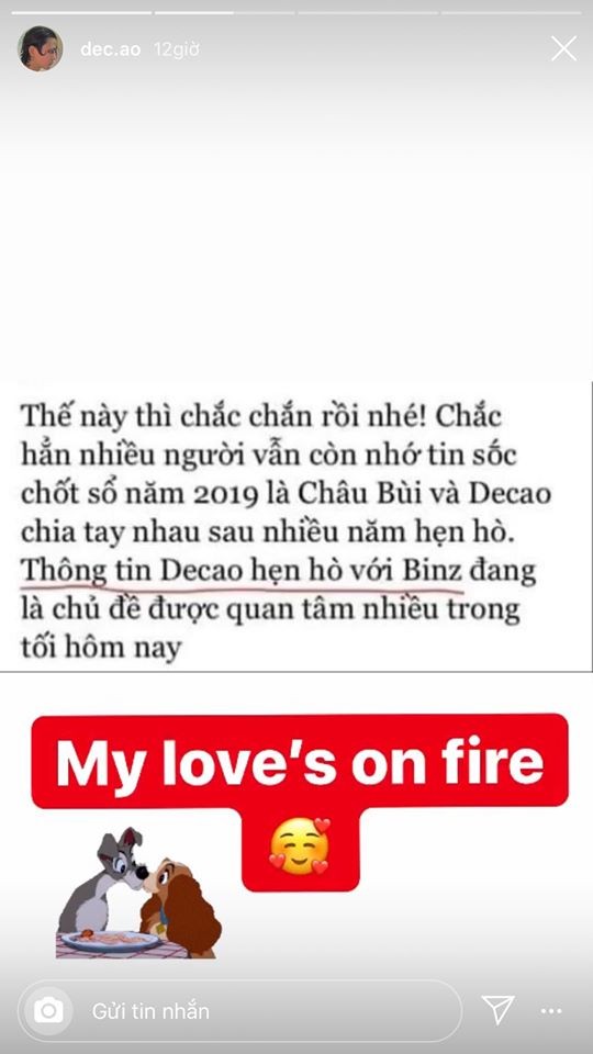Decao phản ứng hài hước trước tin đồn “tình cũ có tình mới” - ảnh 1