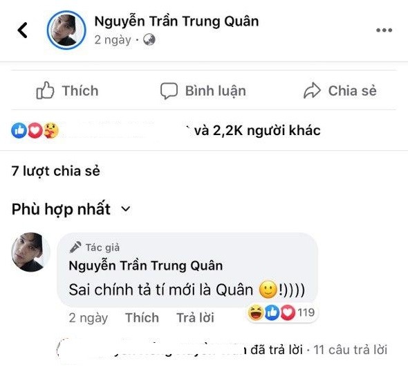 Những lần phát ngôn gây tranh cãi của Nguyễn Trần Trung Quân trên mạng xã hội - ảnh 2
