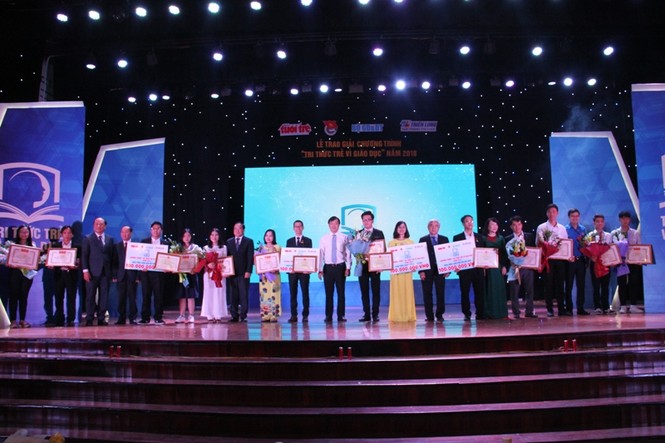 Trao giải thưởng “Tri thức thức trẻ vì giáo dục” năm 2018 - ảnh 3