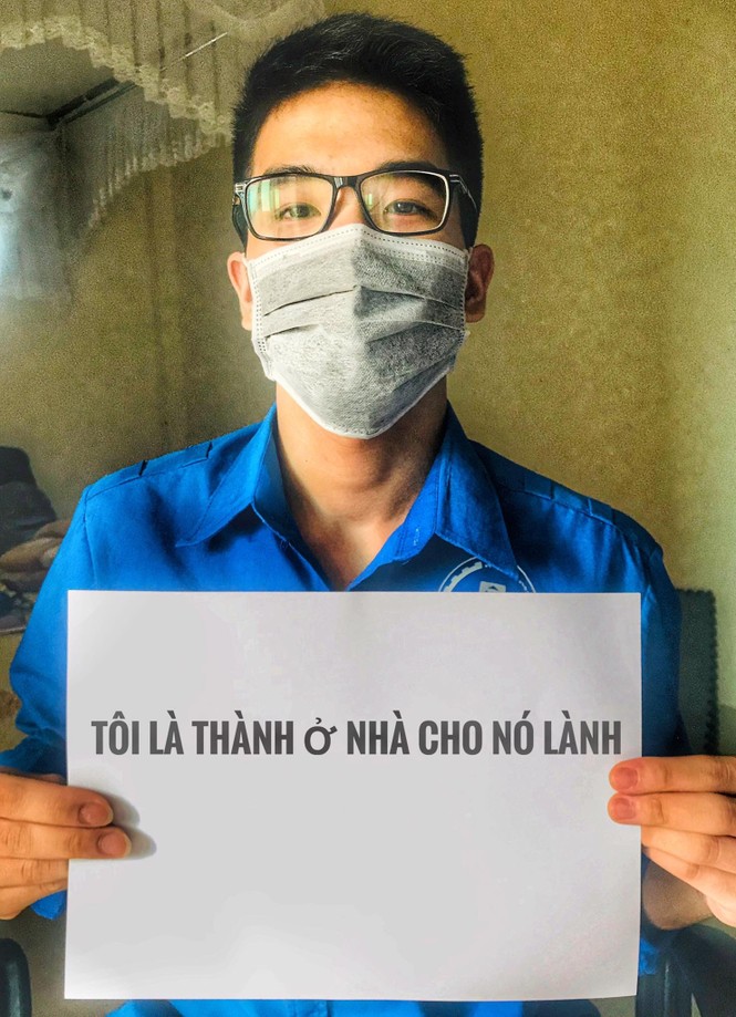 Thú vị trào lưu thử thách ảnh chiến thắng COVID-19 - ảnh 3