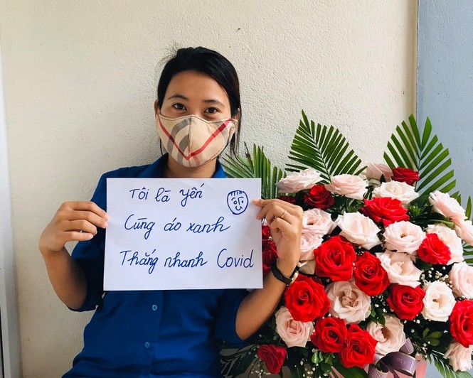 Thú vị trào lưu thử thách ảnh chiến thắng COVID-19 - ảnh 5