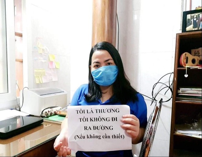 Thú vị trào lưu thử thách ảnh chiến thắng COVID-19 - ảnh 11