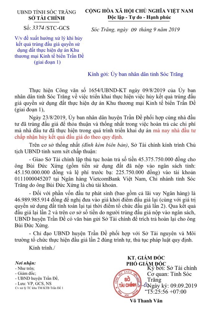 Dự án Khu Thương mại Kinh tế biển Trần Đề - ảnh 7