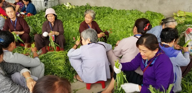 Hàng nghìn phật tử, tình nguyện viên phục vụ Đại lễ Vesak 2019 - ảnh 5