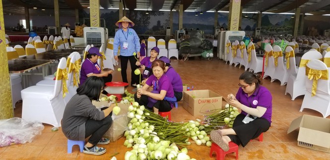 Hàng nghìn phật tử, tình nguyện viên phục vụ Đại lễ Vesak 2019 - ảnh 1