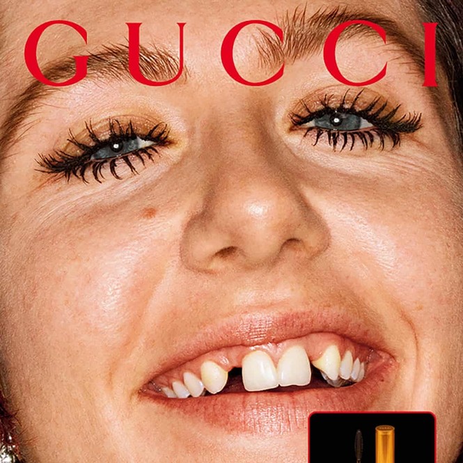 Quảng cáo gây sốc của Gucci: Gucci dùng người mẫu quảng cáo có hàm răng sún - ảnh 1