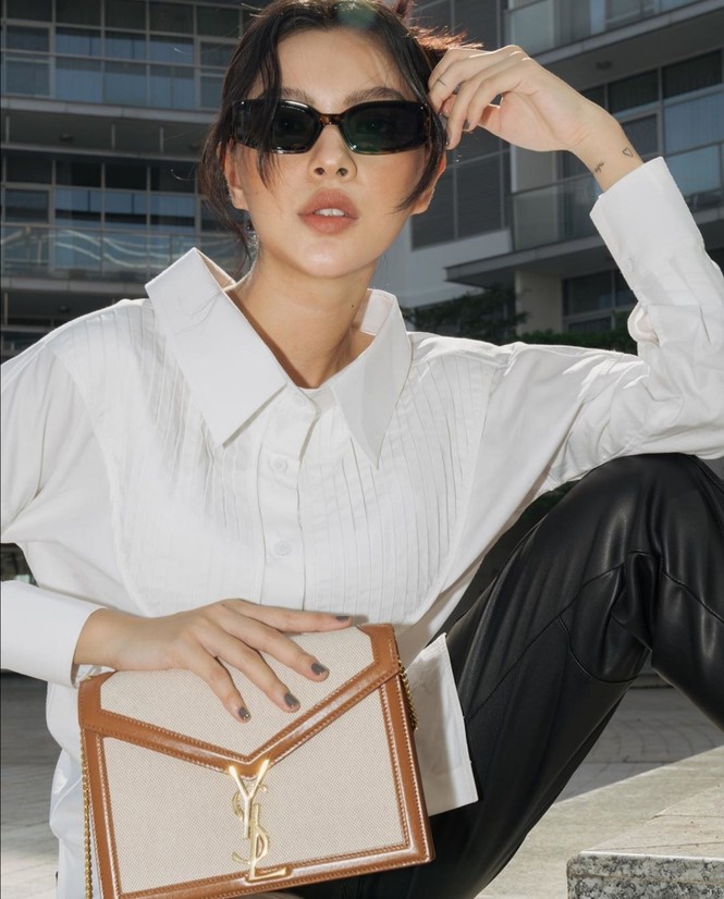 Sắc trắng đổ bộ thời trang sao Việt tuần qua: Các kiểu crop-top tiếp tục lên ngôi - ảnh 6