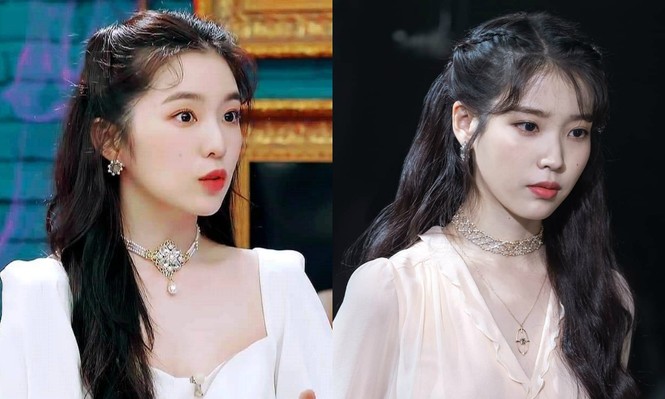 Tạo hình của Irene (Red Velvet) trong buổi live mới nhất giống hệt IU trong Hotel Del Luna - ảnh 5
