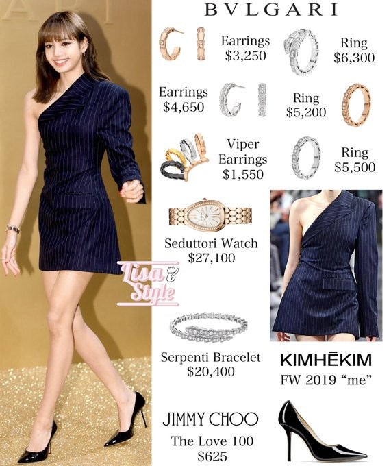 Netizen phát hiện Lisa đã từng đeo trang sức của BVLGARI trị giá 1,7 tỉ đồng từ năm ngoái - ảnh 1