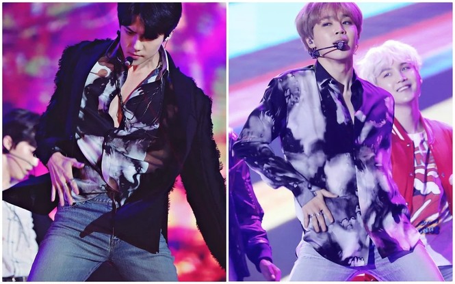 Jimin (BTS) “đụng hàng” Sehun (EXO), phản ứng trái ngược từ fan khiến netizen cười ngất - ảnh 1