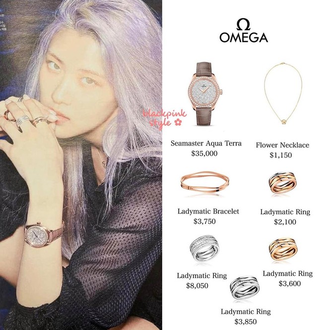 Bóc giá loạt phụ kiện đỉnh cao của Rosé