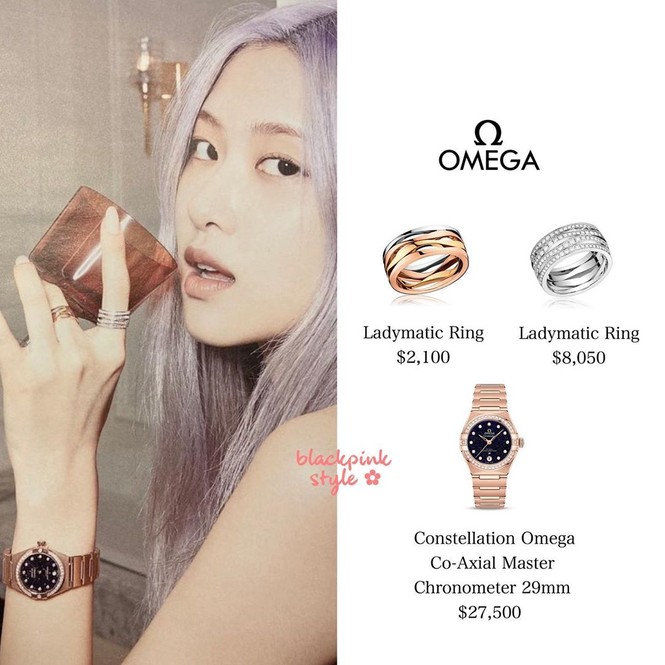 Bóc giá loạt phụ kiện đỉnh cao của Rosé