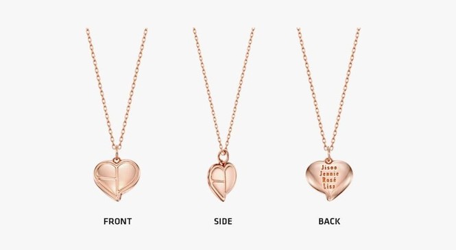 YG tung bộ phụ kiện trang sức gắn tên BLACKPINK cực xinh, thiết kế tinh xảo đẹp mắt - ảnh 1