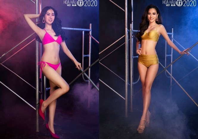Dàn thí sinh Top 60 Hoa Hậu Việt Nam 2020 khoe chân dài miên man với bikini nóng bỏng - ảnh 4
