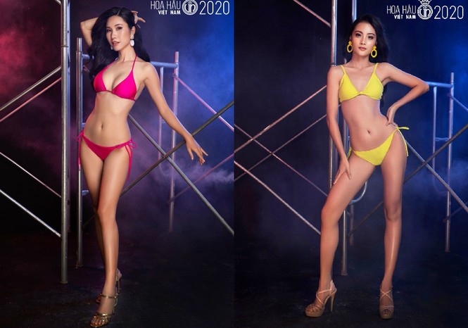 Dàn thí sinh Top 60 Hoa Hậu Việt Nam 2020 khoe chân dài miên man với bikini nóng bỏng - ảnh 9