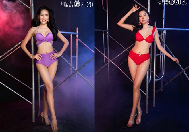 Dàn thí sinh Top 60 Hoa Hậu Việt Nam 2020 khoe chân dài miên man với bikini nóng bỏng - ảnh 11