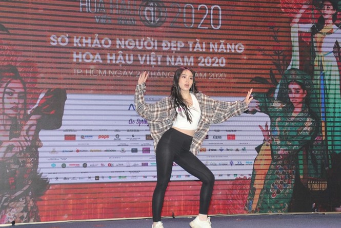 Top 35 Hoa Hậu Việt Nam 2020 trình diễn nhiều sở trường ấn tượng trong phần thi Tài năng - ảnh 7