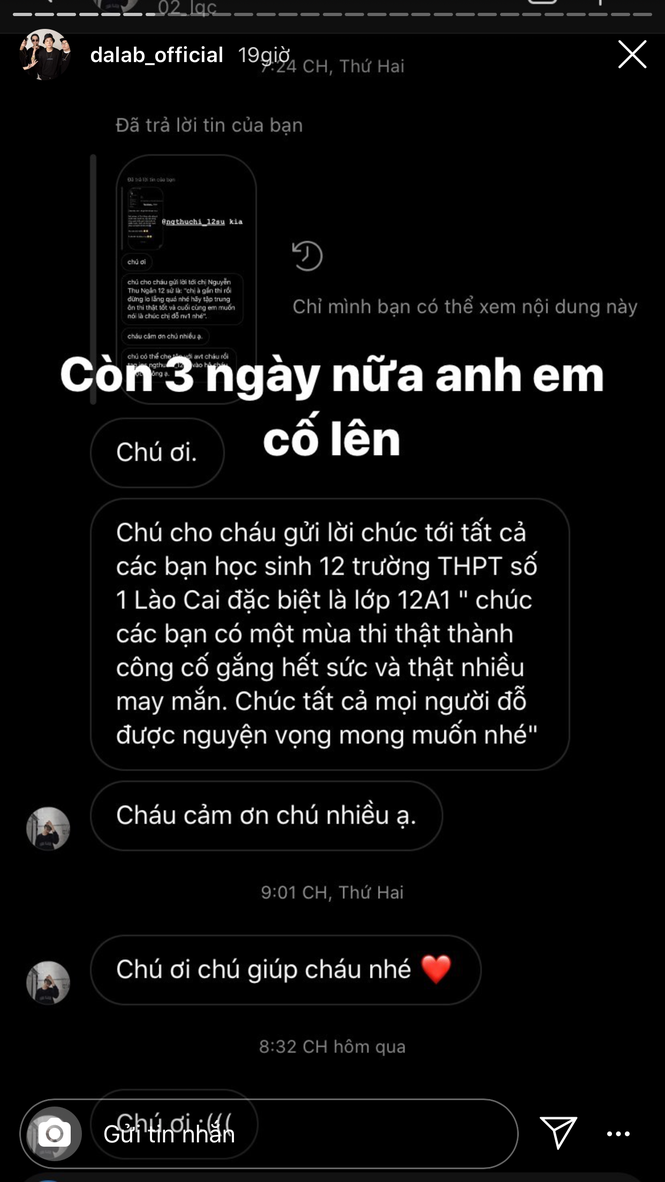 Da LAB giúp fan chuyển lời yêu thương đến...crush - ảnh 4