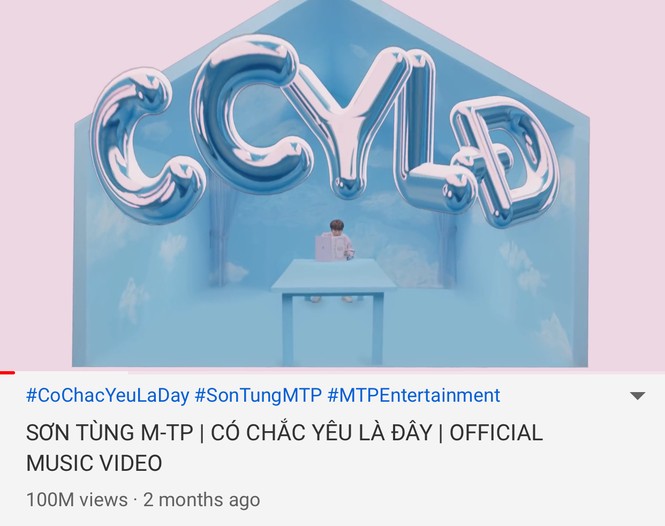Sơn Tùng M-TP lại có thêm thành tích khủng