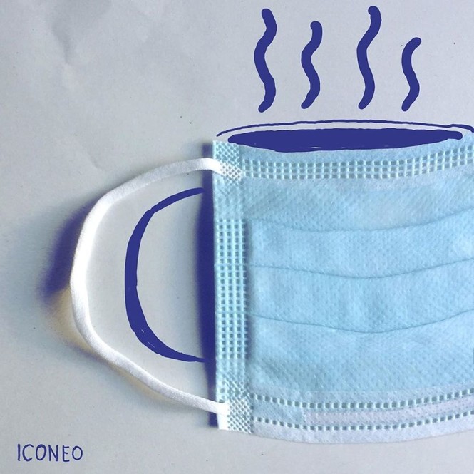 Qua óc sáng tạo của người nghệ sĩ, những chiếc khẩu trang nay chẳng còn khô khan nữa - ảnh 5