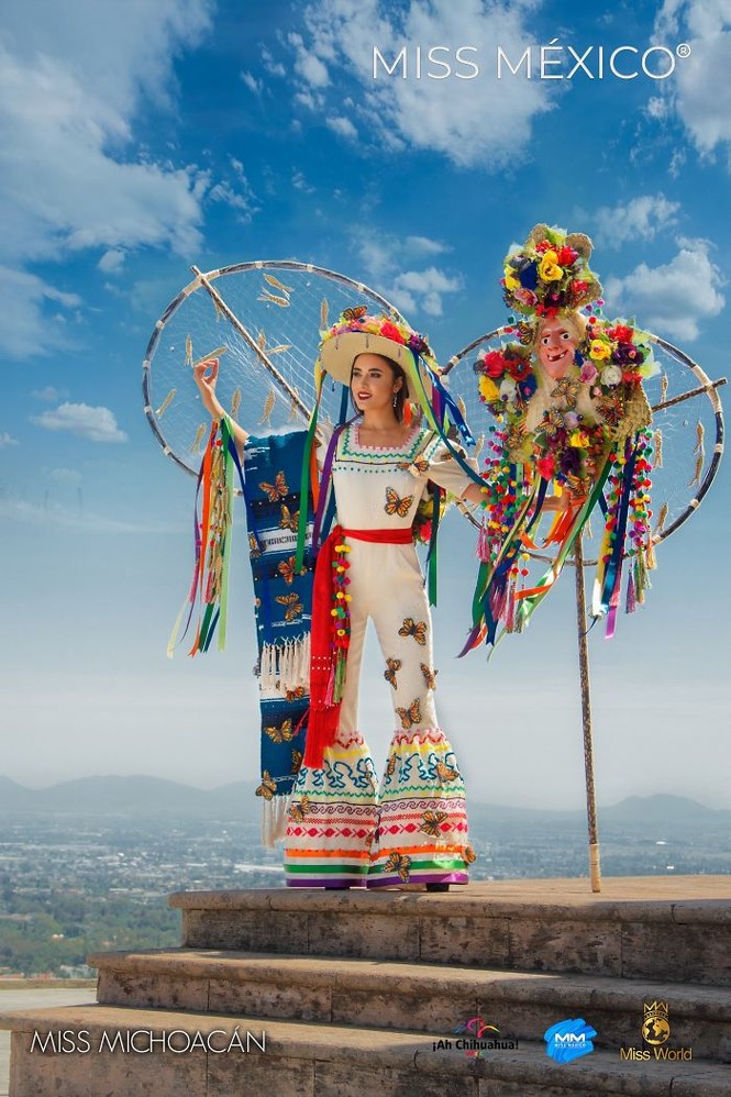 Choáng ngợp trước trang phục truyền thống lộng lẫy của các thí sinh Hoa hậu Mexico 2020 - ảnh 2