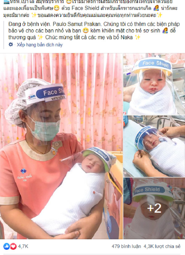 Sinh ra trong mùa dịch COVID-19, những em bé sơ sinh được trang bị mặt nạ chống virus - ảnh 3
