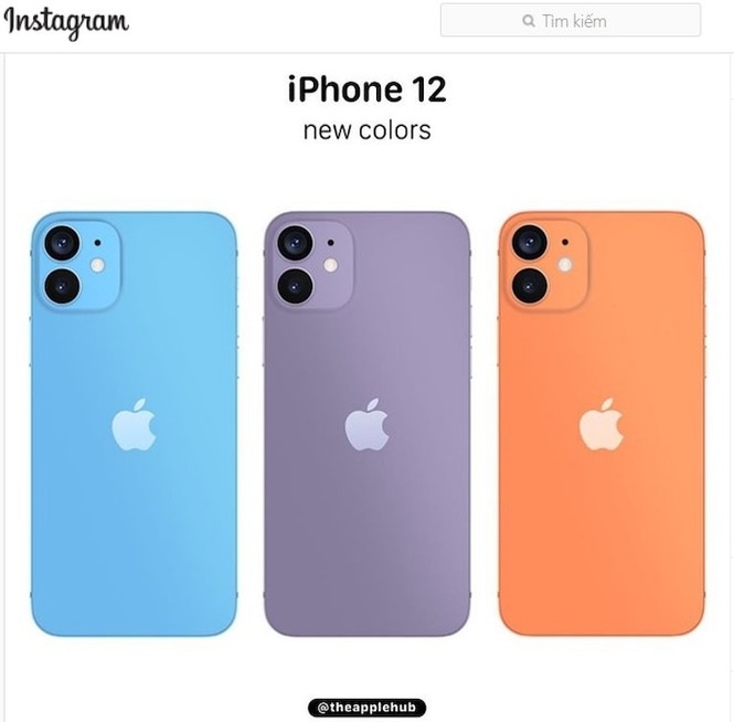 Rò rỉ loạt màu sắc ấn tượng của iPhone 12, vẫn trẻ trung và không kém phần sang chảnh - ảnh 1