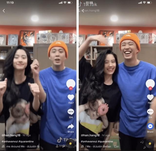 Hàn Hằng và Huyme bị soi ra dấu hiệu