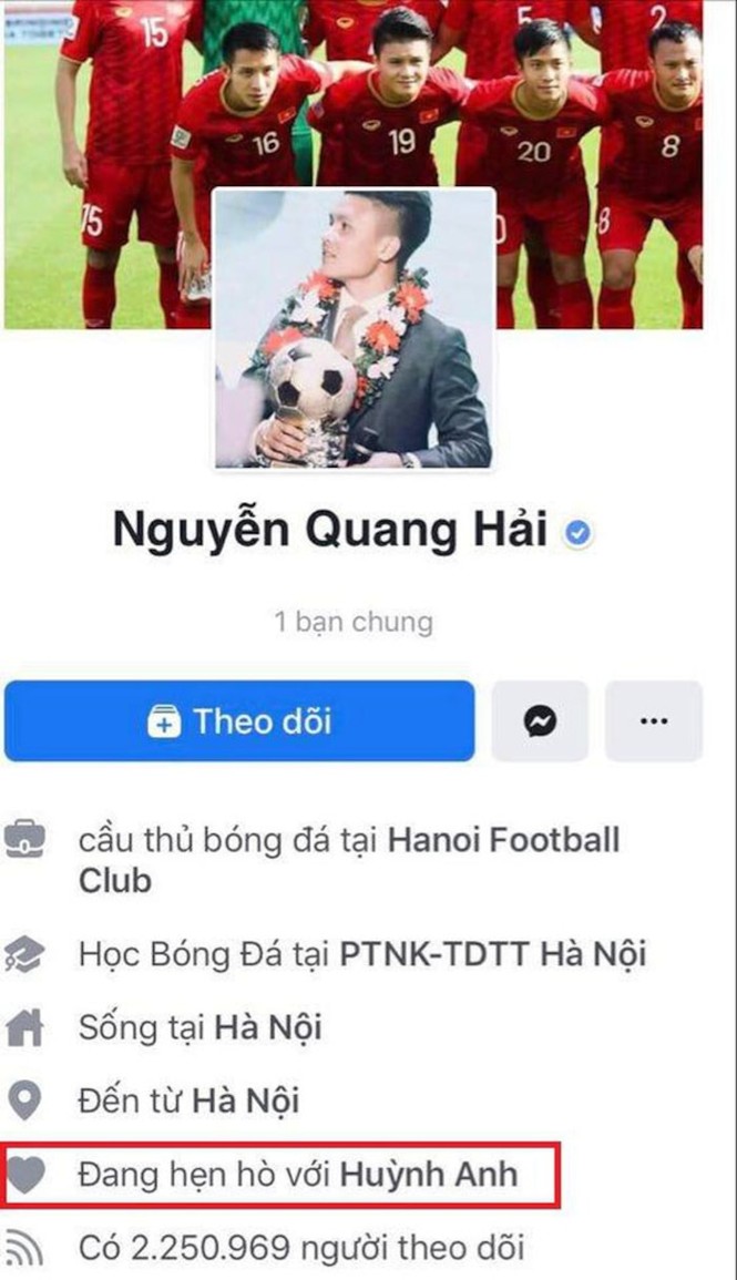 Bạn gái mới Quang Hải gây
