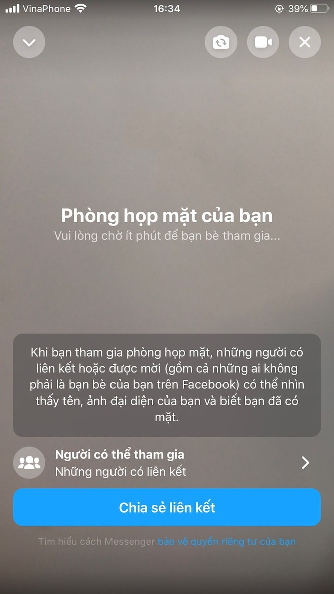 Hướng dẫn dùng Messenger Rooms, tính năng họp nhóm lên tới 50 người mà Facebook vừa ra mắt - ảnh 6