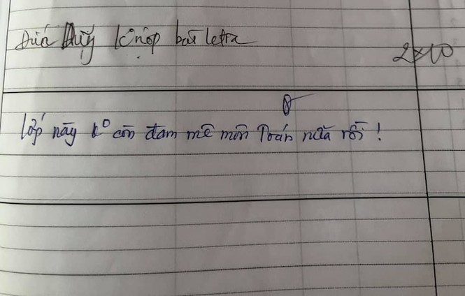 Lớp học không còn hứng thú với môn Toán, thầy giáo