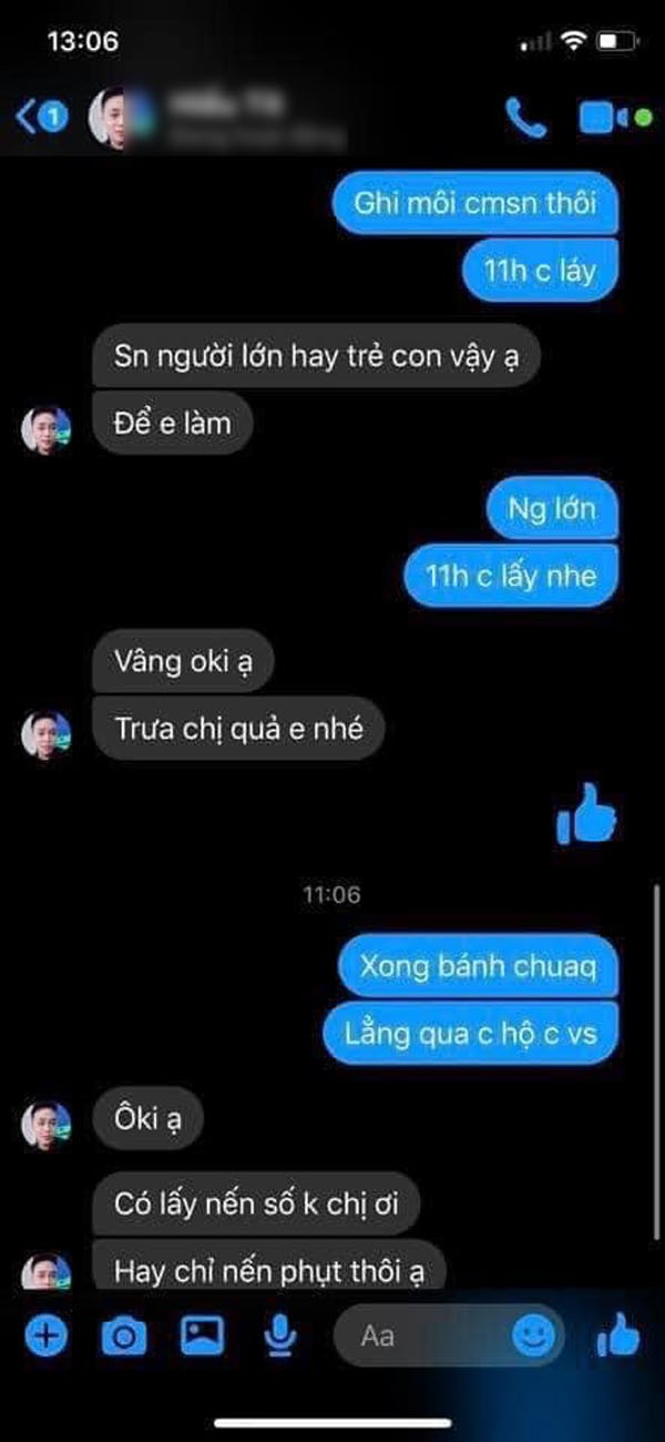 Đặt bánh sinh nhật online nhưng gõ thiếu dấu, khách hàng