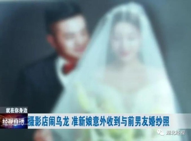 Chụp hình cưới ở studio quen, cô dâu