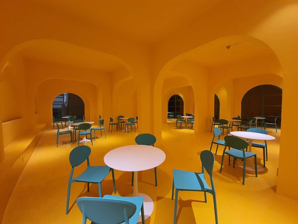 Canteen của trường Đại học ở Đà Lạt với tông màu siêu độc đáo, bạn đã