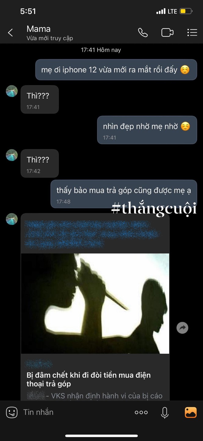 Thử thách mới: Nhắn tin cho phụ huynh hỏi mua iPhone 12 và những cái kết bất ngờ - ảnh 1