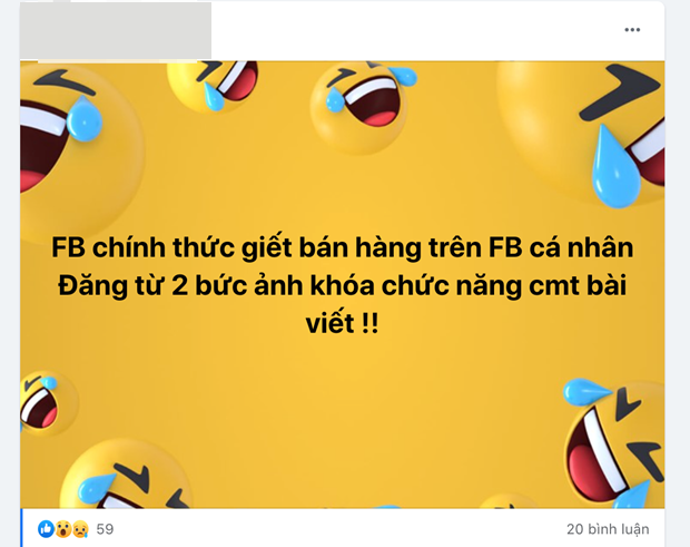 Người dùng Facebook Việt Nam hoang mang khi bài đăng từ 2 hình trở lên bị khoá bình luận - ảnh 1