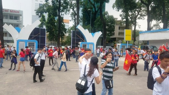 Người Sài Gòn háo hức chờ trận đấu lịch sử của U23 Việt Nam - ảnh 3