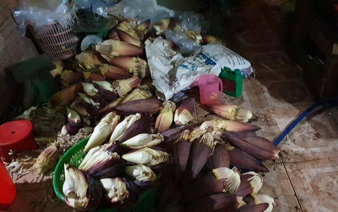 Phát hiện gần 2 tấn ngó sen, hoa chuối bào 'ngậm thuốc độc' - ảnh 2