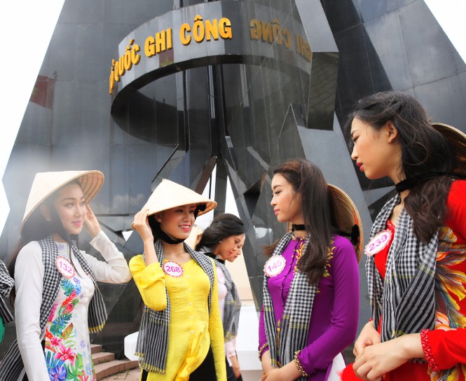 thí sinh hoa hậu thăm rừng sác - ảnh 6